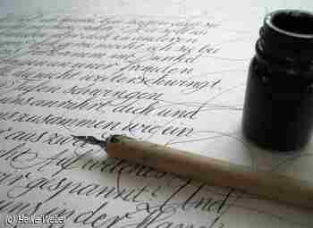 Kalligrafie - Schreiben mit der Spitzfeder